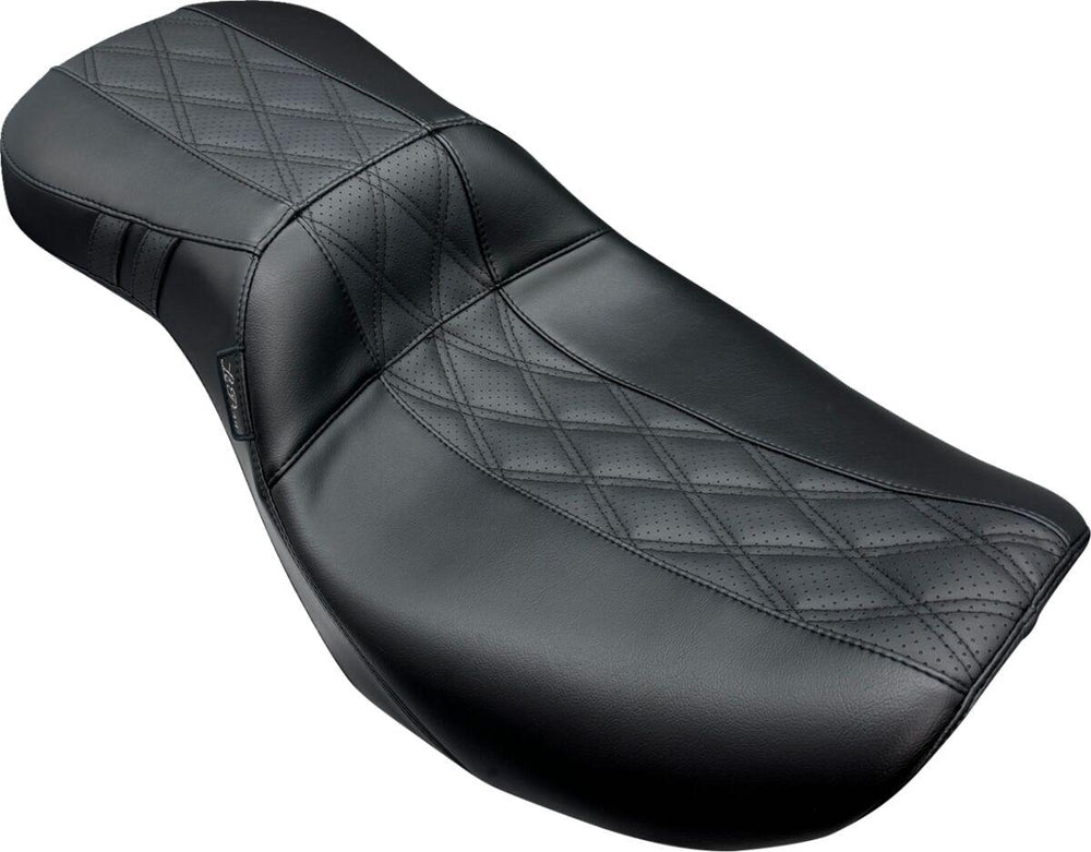 LE Pera Outcast Daddy Long Legs Seat For Harley Davidson FLHX 1750 ABS 2023 GT 2/HR 2 Inlay - Black