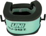 Uni Filter Air Filter Element For Harley Davidson FLHR 1340 1994-1998 - Black/Green