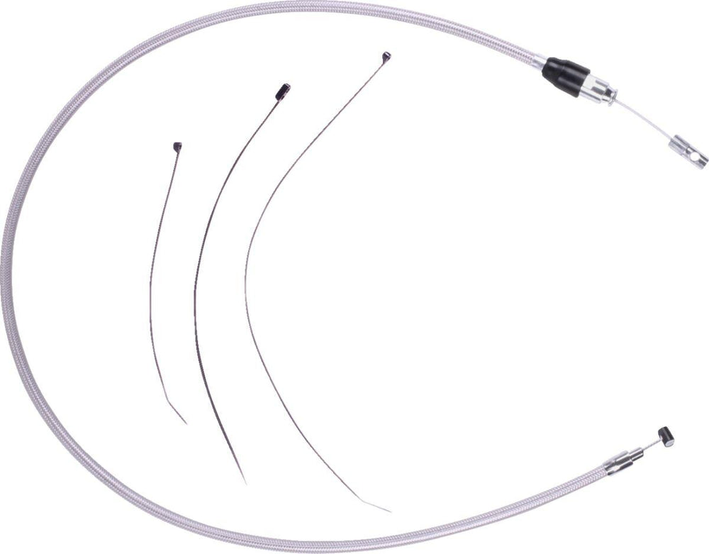 Drag Specialties Quick Connect Clutch Cable For Harley Davidson FLHX 1923 2024 127 cm (50") - Chrome Silver
