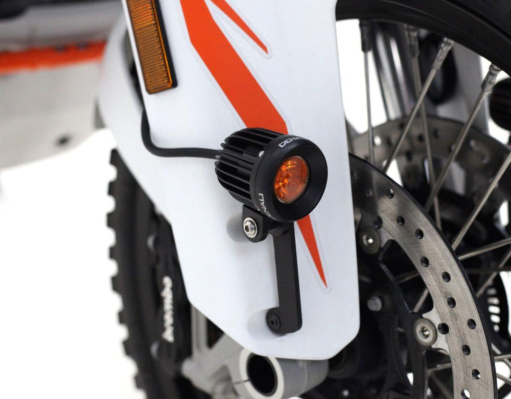 Denali Driving Light Mount For KTM  Super Adventure 1290 R 2021-2024 Black