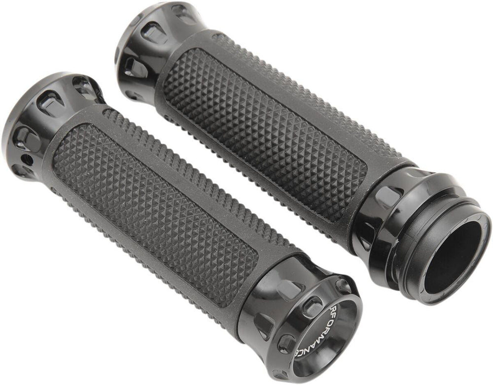 Performance Machine Overdrive Custom Grips For Harley Davidson FLDE 1750 2018-2020 - Black