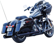 S&S Cycle 4-1/2" GNX Silencers For Harley Davidson FLHR 1340 1995-1998 - Guardian Black
