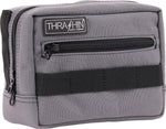 Thrashin Supply Co Handlebar Bag Handlebar Grey/Orange - 12.5cm (5") x 17.5cm (7") x 8.26cm (3-1/4")