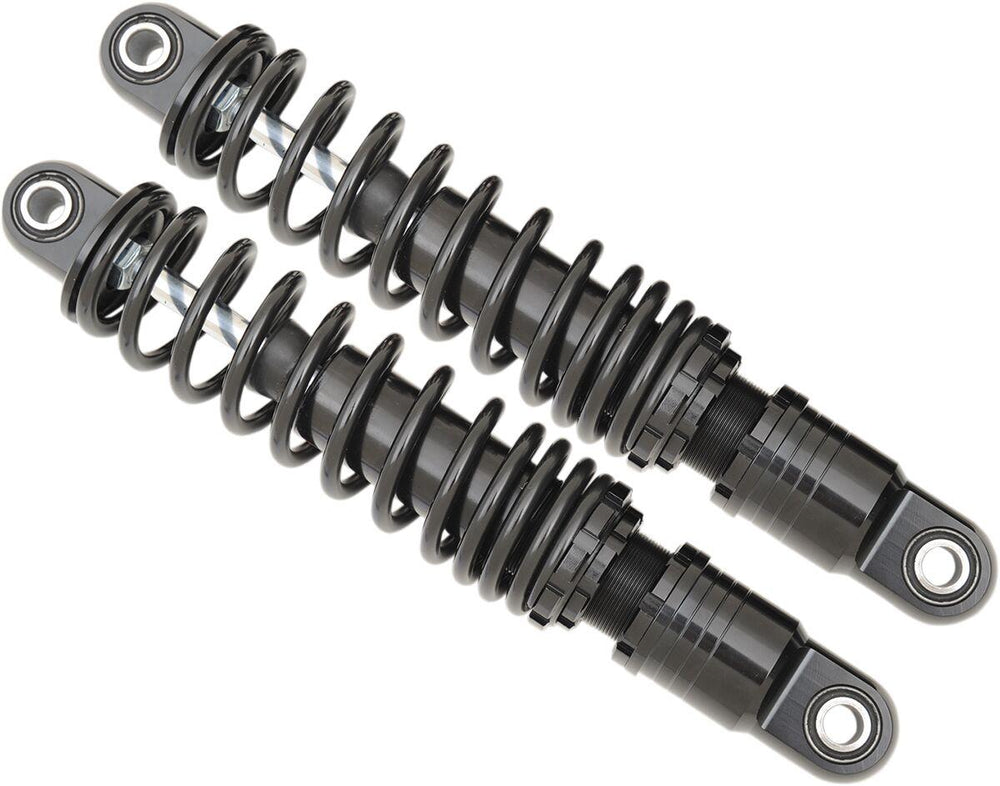 Drag Specialties Premium Ride-Height Adjustable Shocks For Harley Davidson FLHR1340 1994-1998 Rear 279.40 mm (11.00") - Black