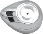 S&S Cycle Stealth Air Cleaner Cover For Harley Davidson FLD 1690 2012-2013 - Chrome