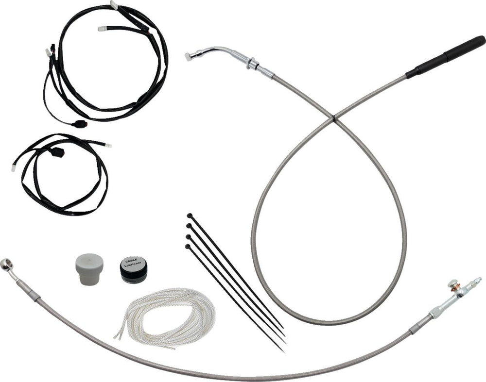 Fat Baggers Inc. EZ Install Kit For Harley Davidson FLHX 1923 ABS 2024-2025 33 - 35.5cm (13" - 14") - Silver