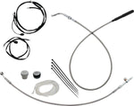 Fat Baggers Inc. EZ Install Kit For Harley Davidson FLHX 1923 ABS 2024-2025 33 - 35.5cm (13" - 14") - Silver
