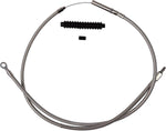 Barnett Stainless Steel Clutch Cable For Harley Davidson FLDE 1750 2018-2020 Standard - Silver