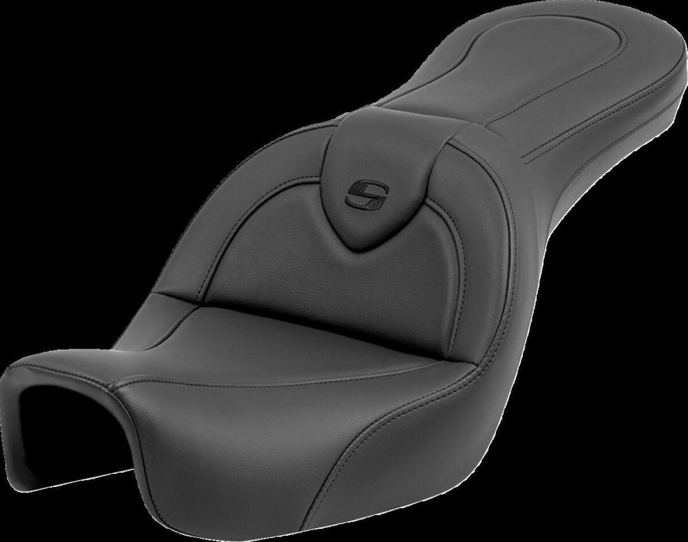 Saddlemen Roadsofa Standard Reach Smooth Seat For Harley Davidson FXD 1584 Dyna Super Glide 2007-2010 - Black