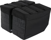 Thrashin Supply Co Essential Base Saddlebags - Black/Orange
