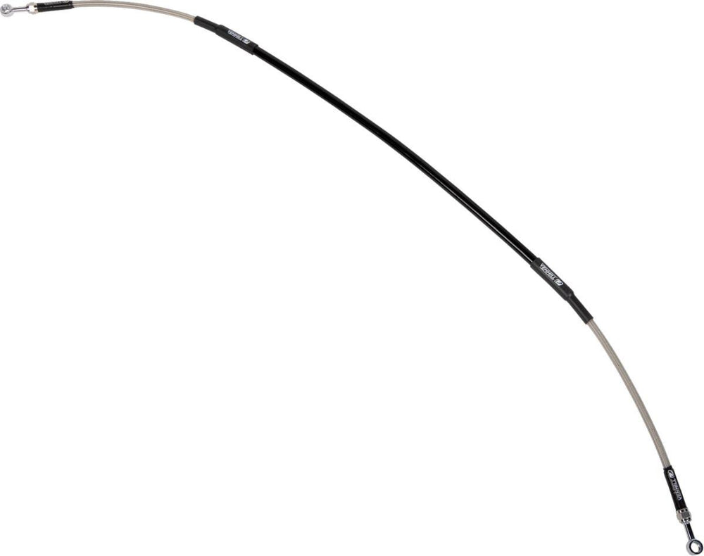 Moose Racing Stainless Steel Braided Brake Hose For Gas Gas MC50 2024-2027 Front - Braided/Silver