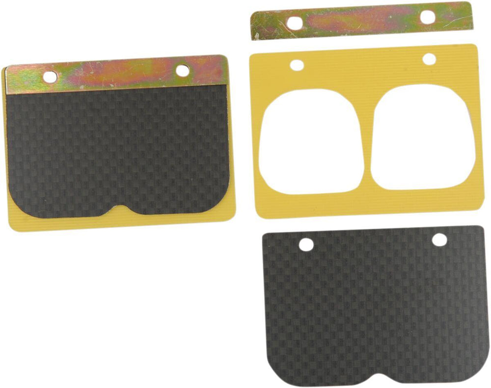 Boyesen Pro Series Reed Set For Suzuki RM 250 2004-2008 - Carbon Fiber/Yellow