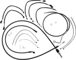Magnum Shielding  Pearl Designer Handlebar Cable Install Kit For Harley Davidson FLHRXS 1868 2021-2024 38 - 43cm (15" - 17") - Black