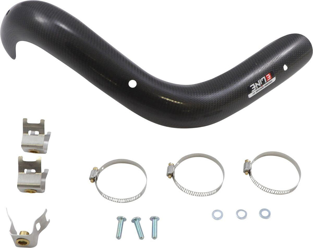 Moose Racing Pipe Guard For Gas Gas EX 250F 2021-2023 - Black