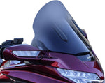 Klock Werks Flare Windshield For Honda GL 1800 2018-2024 45.5 cm (18") - Dark Smoke