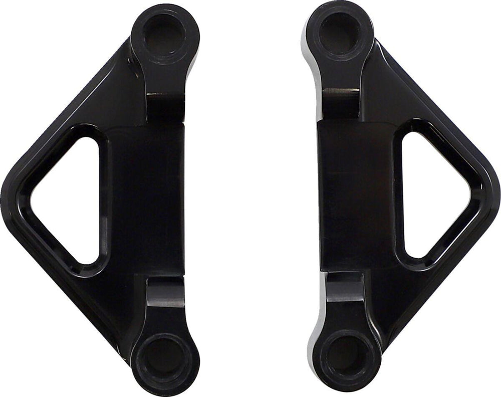 Accutronix Hot Bagger Leg Fender Spacers For Harley Davidson FLHR 1340 1994-1998 Front 1-1 4" - Black