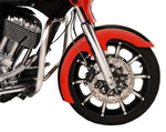 Klock Werks Tyre Hugger Front Fender For Indian Chief 111 2014-2020 40.6 cm (16")/43.2 cm (17")/45.7 cm (18")/48.3 cm (19") 33 cm (13") - Black