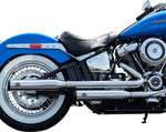 S&S Cycle Grand National Race  Silencers For Harley Davidson FLDE 1750 2018-2020 - Chrome