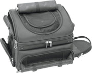 Saddlemen Pet Voyager Rear Carrier Bag - Black/Chrome