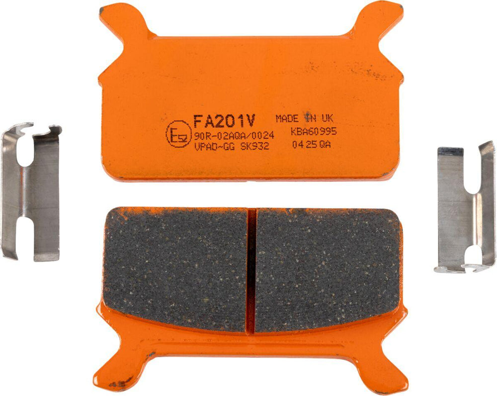 EBC Vee Series Semi-Sintered Brake Pads For Harley Davidson FLHR 1340 Road King 1994-1998 Rear