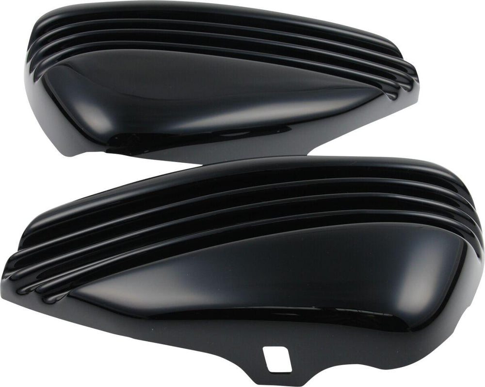 Cult Werk Bobber Side Panels For Harley Davidson XL 1200 C 2014-2020 - Gloss Black