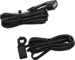 Drag Specialties LED Handlebar Marker Lights For Harley Davidson FLHR 1584 - Black Clear