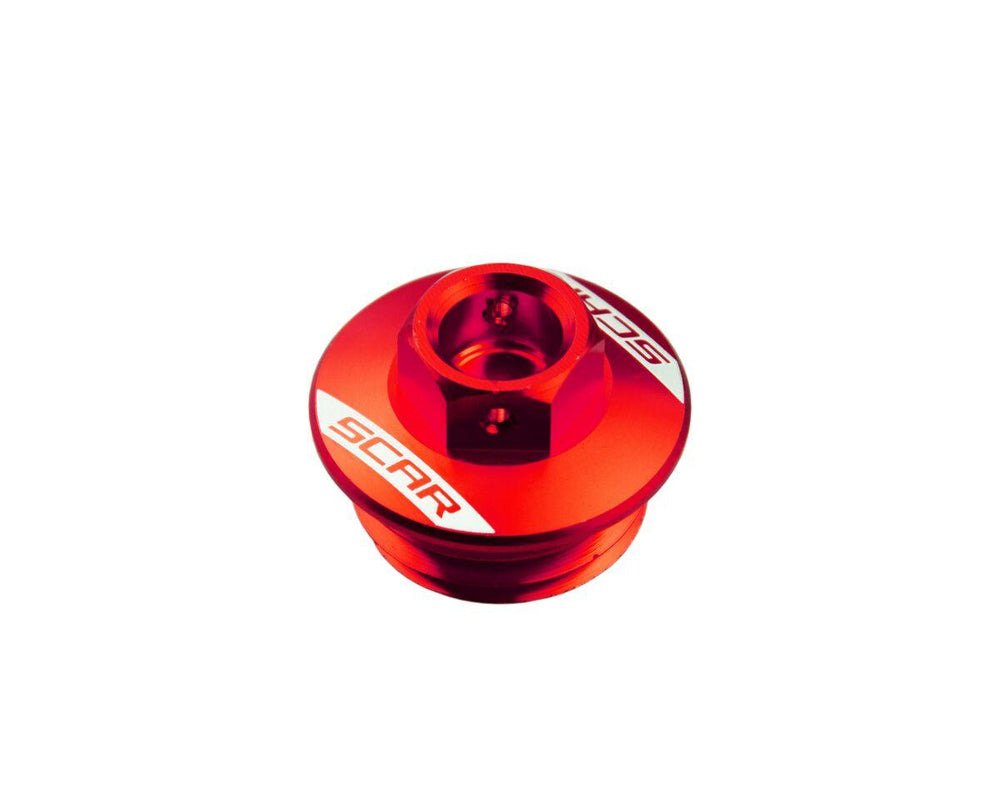 Scar Oil Filler Cap For Husqvarna 701 Enduro 2016-2024 - Red