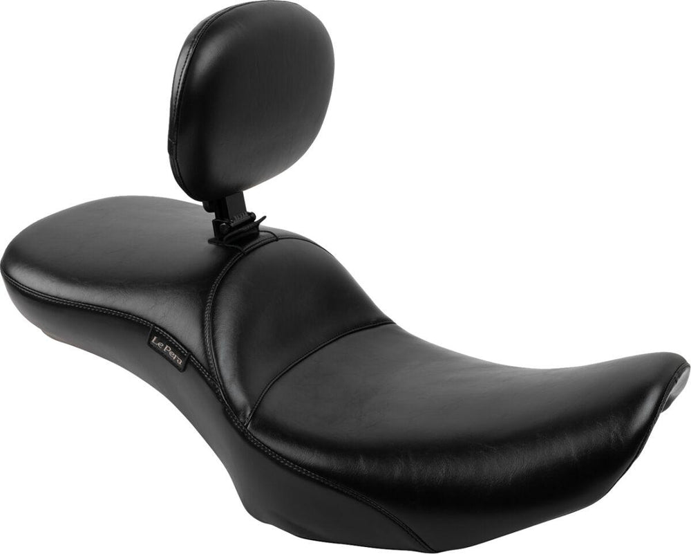 LE Pera Maverick Daddy Long Legs Seat With Backrest For Harley Davidson FLHX 1750 ABS 2023 Smooth - Black