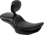 LE Pera Maverick Daddy Long Legs Seat With Backrest For Harley Davidson FLHX 1750 ABS 2023 Smooth - Black