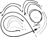 Magnum Shielding KarbonFibr Designer Handlebar Cable Install Kit For Harley Davidson FLHRXS 1868 2021-2024 30.5 - 35.5cm (12" - 14") - Carbon Fiber Silver