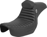 Saddlemen Pro Series SDC Performance Grip Seat With Backrest For Harley Davidson FXD 1584 Dyna Super Glide 2007-2010 - Black