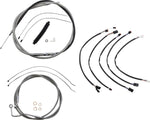Magnum Shielding XR Handlebar Cable Install Kit For Harley Davidson FLHRXS 1868 2021-2024 38 - 43cm (15" - 17") - Chrome Clear-Coated