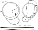 Magnum Shielding Sterling Chromite II Designer Handlebar Cable Install Kit For Harley Davidson FLHR 1750 2021-2022 38 - 43cm (15" - 17") - Chrome Clear-Coated