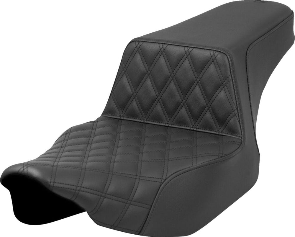 Saddlemen Step Up Seat For Harley Davidson FLHX 1923 2024-2026 - Black (Driver Seat Length: 38 cm)