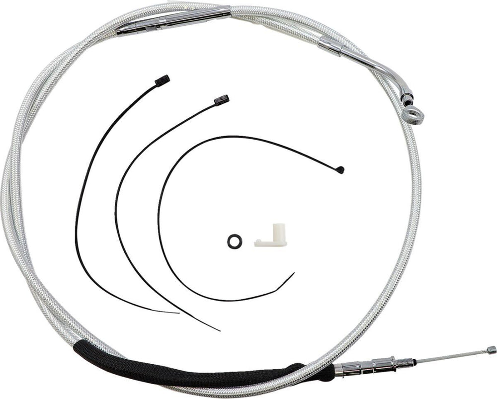 Magnum Shielding Sterling Chromite II Clutch Cable For Harley Davidson FLH 1868 2021 192.4 cm (75-3 4") - Chrome