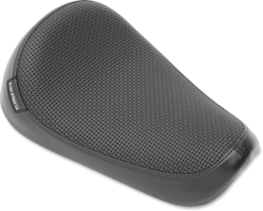 LE Pera Silhouette Solo Seat For Harley Davidson XL1200C 1996-2003 Basketweave - Black