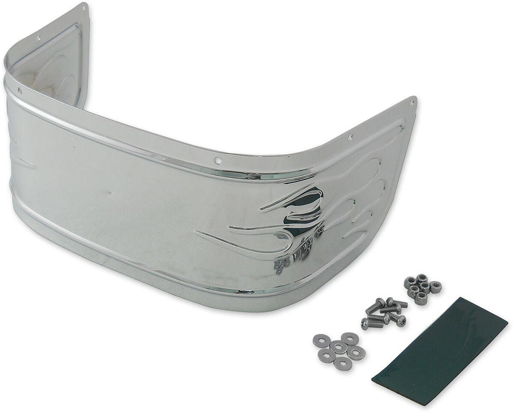 Drag Specialties Fender Skirt For Harley Davidson FLHR 1690 2014-2015 Front - Chrome/Flame