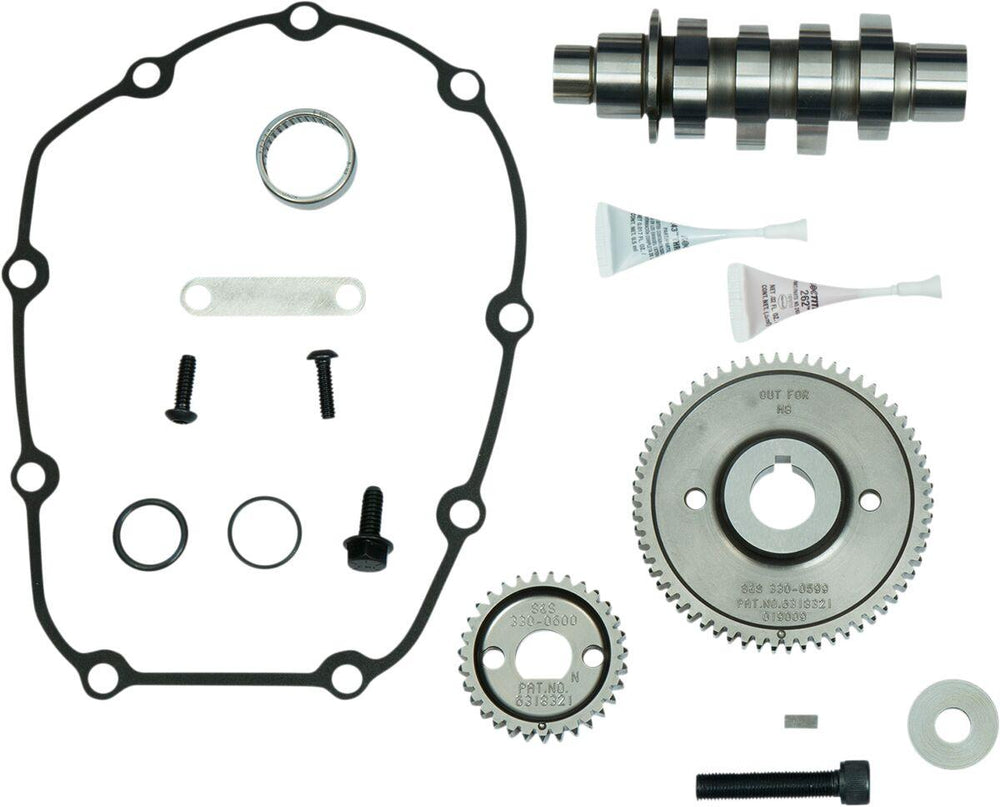 S&S Cycle 590G Gear Drive Camshaft Kit For Harley Davidson FLDE 1750 2018-2020 - Raw