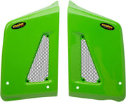 Maier Radiator Scoops For Kawasaki KLR650 1987-2003 - Green