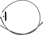 Barnett Stainless Steel Clutch Cable For Harley Davidson FLHFB 1868 2023 +25.4 cm (10") - Silver