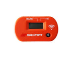 Scar Wireless Vibration Hour Meter - Orange
