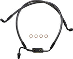Magnum Shielding Designer Series Brake Hose Kit For Harley Davidson FXDF 1584 2012 Front Lower - Black Black Pearl
