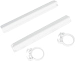 UFO Fork Guards For Suzuki RM125 1991 - White