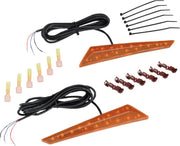 Show Chrome LED Mirror Turn Signals For Can Am Spyder 1330 F3-T 2019-2022 Amber