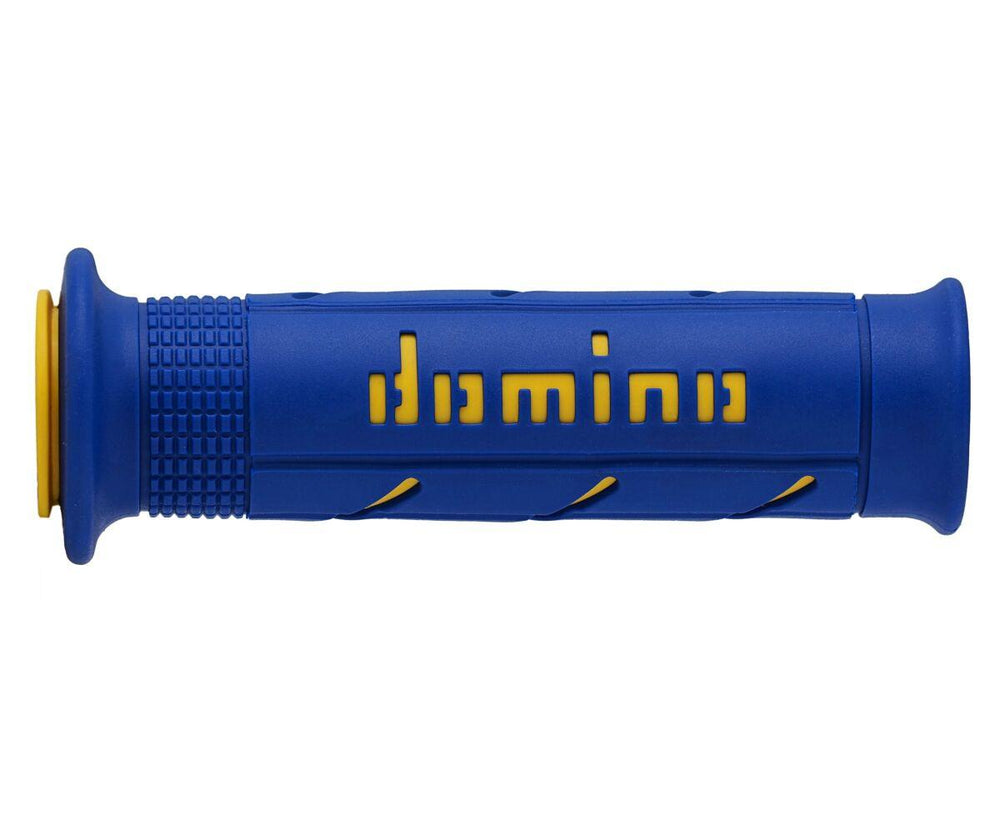 Domino A250 Road Grips - Blue/Yellow