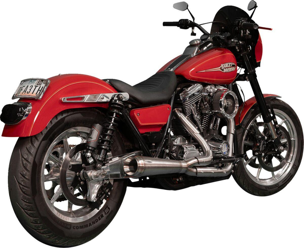 Trask Assault 2:1 Exhaust System For Harley Davidson FXR1340 1986-1994 - Raw