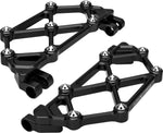 Arlen Ness Mini Diamond Rider Floorboards For Harley Davidson FLD 1690 2012-2013 - Black