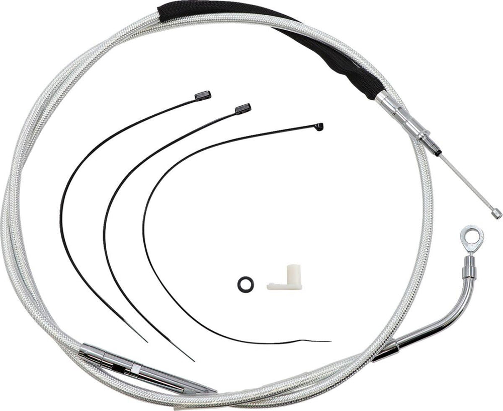 Magnum Shielding Sterling Chromite II Clutch Cable For Harley Davidson FLH 1868 2021 187.5 cm (73-3 4") - Chrome