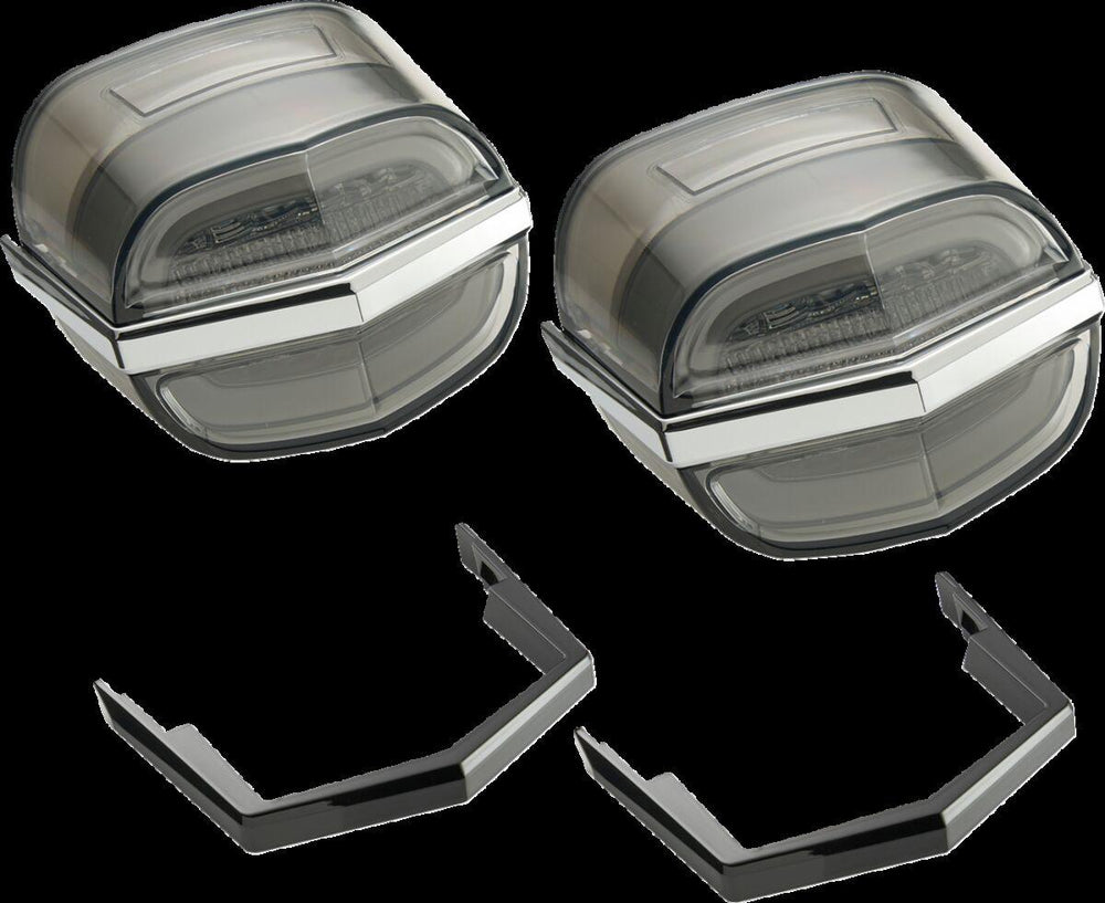 Ciro Taillights For Harley Davidson FLHTCUTG 1690 2009-2016 Smoke