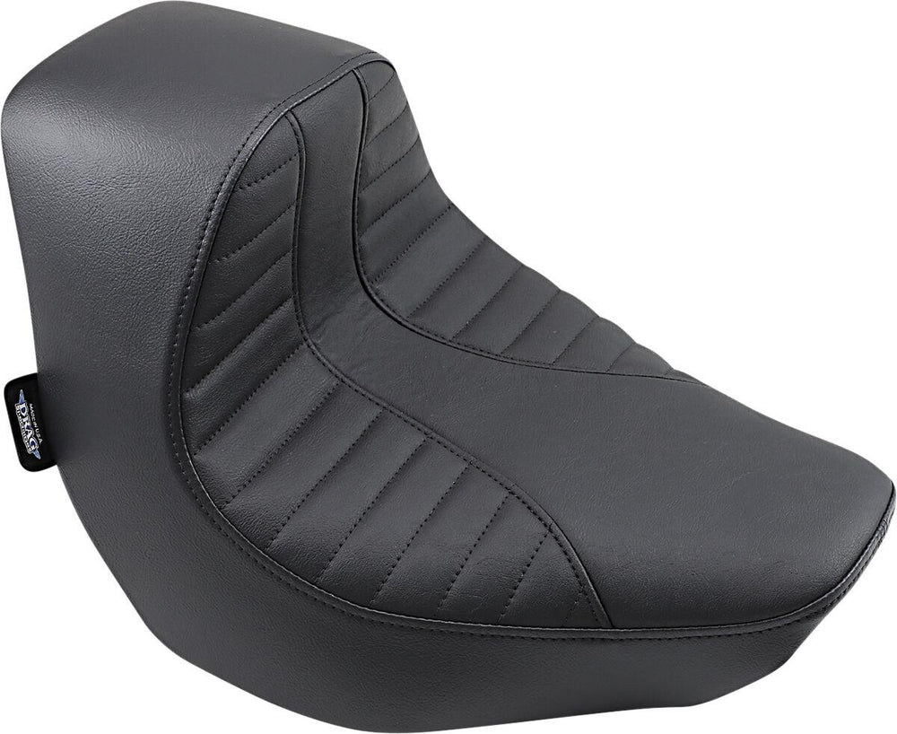 Drag Specialties EZ-On Mount Solo Seat For Harley Davidson FXBR 1750 2018-2020 Scorpion Stitched - Black
